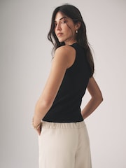 The Set Black 2 Piece Vest & Cardigan Set - Image 7 of 11