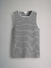 The Set Black/Cream/Black Cream Stripe 3 Pack Knitted Vests - Image 10 of 13