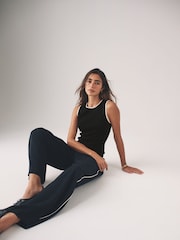 The Set Black/Cream/Black Cream Stripe 3 Pack Knitted Vests - Image 6 of 13