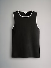 The Set Black/Cream/Black Cream Stripe 3 Pack Knitted Vests - Image 9 of 13