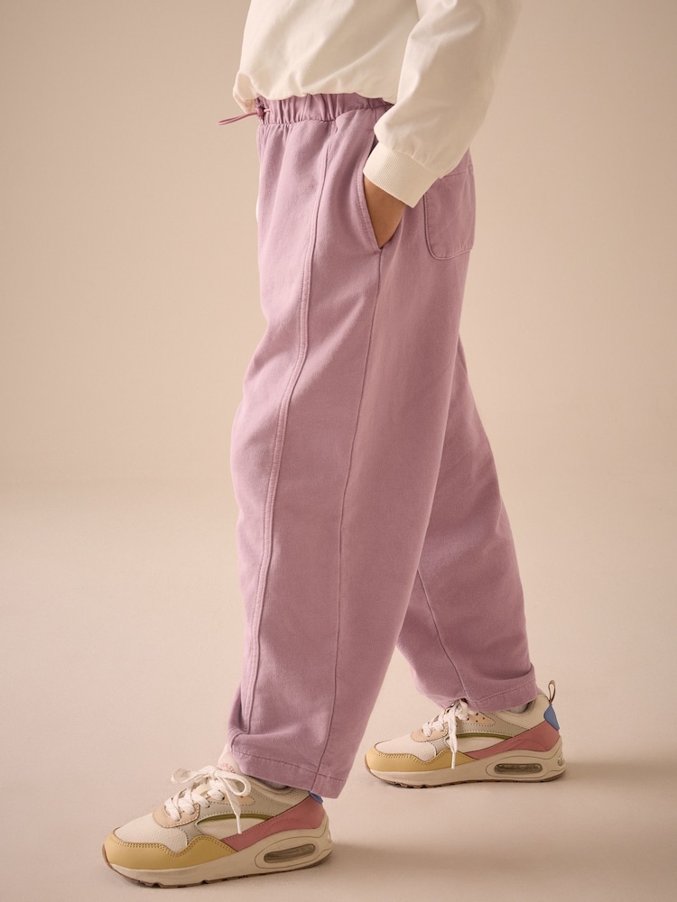 Pink Washed Barrel 100% Cotton Joggers (3-16yrs) - Image 2 of 9