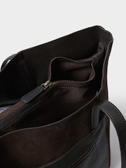 Osprey London Brown The Montana Suede Tote Bag - Image 5 of 7