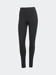 adidas Black ALL SZN Rib High-Waist 7/8 Leggings - Image 5 of 6
