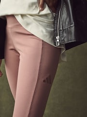 Roze - adidas ALL SZN Rib High-Waist 7/8 Leggings - Image 4 of 9