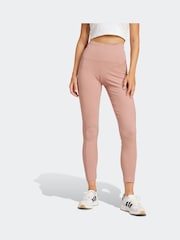 Roze - adidas ALL SZN Rib High-Waist 7/8 Leggings - Image 5 of 9