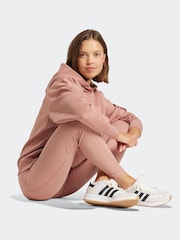 Roze - adidas ALL SZN Rib High-Waist 7/8 Leggings - Image 7 of 9