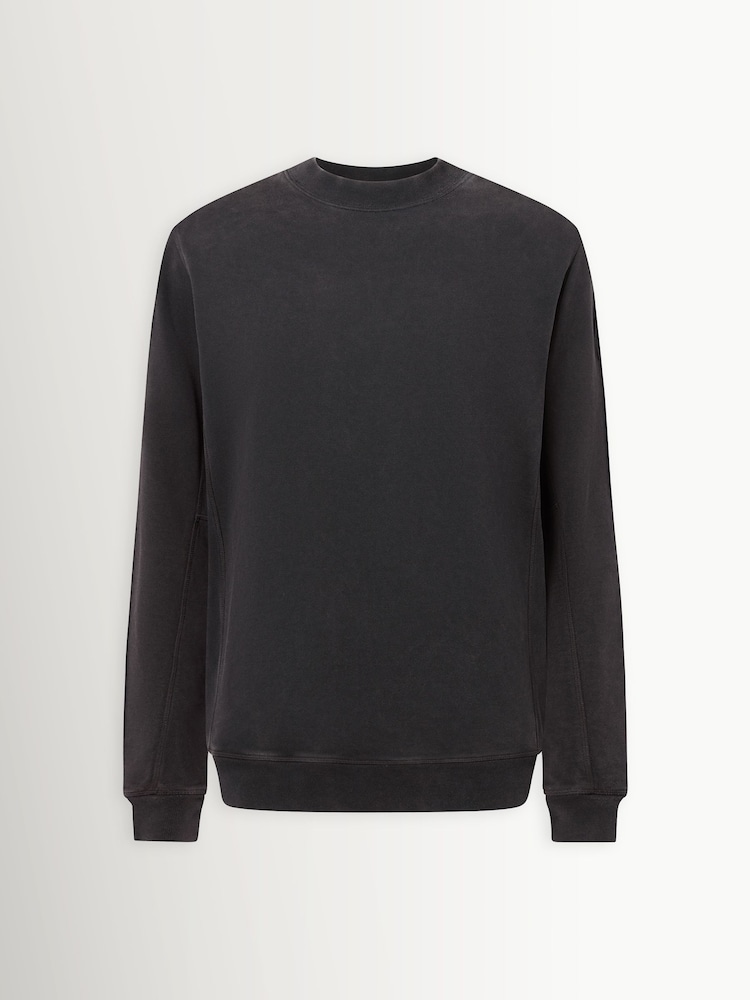 Belstaff Black Valley Garment Dye Sweat Top - Image 1 of 3