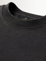 Belstaff Black Valley Garment Dye Sweat Top - Image 8 of 8