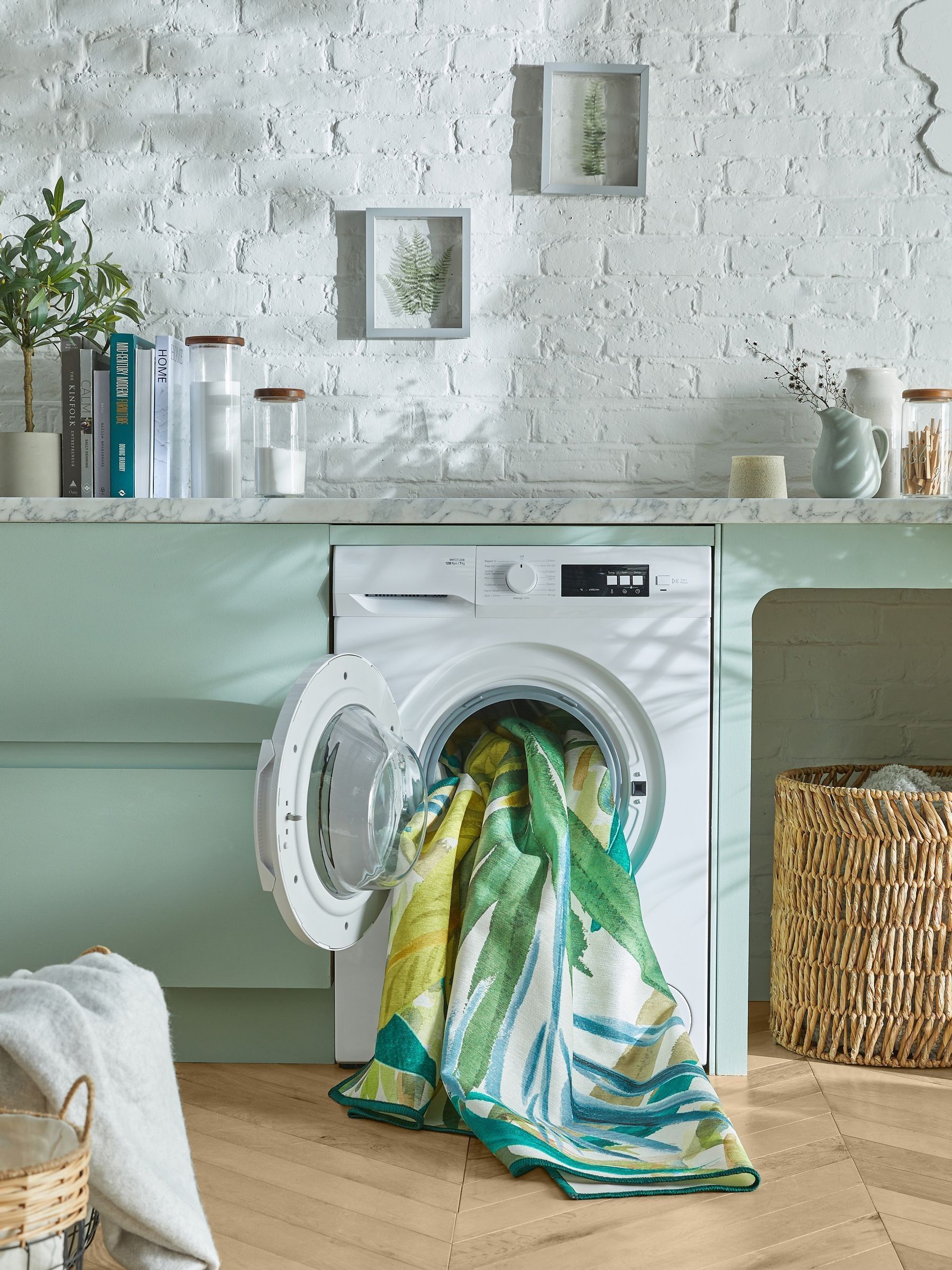 Buy Blue Washable Bettie Floral Rug from Next USA