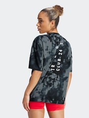 adidas Blue Designed For Training T-Shirt - Image 2 of 7