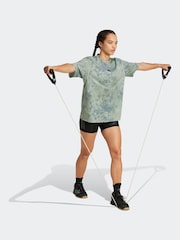 adidas Grey Designed For Training T-Shirt - Image 3 of 7