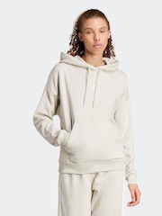 Серый - adidas Small Logo Hoodie - Изображение 1 из 6