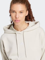 Серый - adidas Small Logo Hoodie - Изображение 4 из 6
