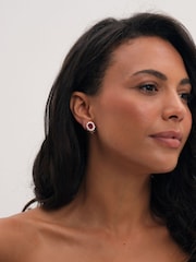 Jon Richard Gold Plated And Ruby Vintage Halo Clip Earrings - Image 2 of 3