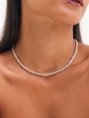 Jon Richard Gold Tone Plated Tennis Round Besel Necklace - Image 1 of 3