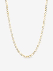 Jon Richard Gold Tone Plated Tennis Round Besel Necklace - Image 3 of 3