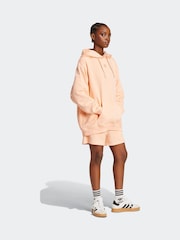 Rosa - adidas Originals Essentials Loose French Terry 100% Cotton Hoodie - Imagen 3 de 6