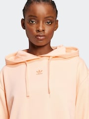 Rosa - adidas Originals Essentials Loose French Terry 100% Cotton Hoodie - Imagen 5 de 6