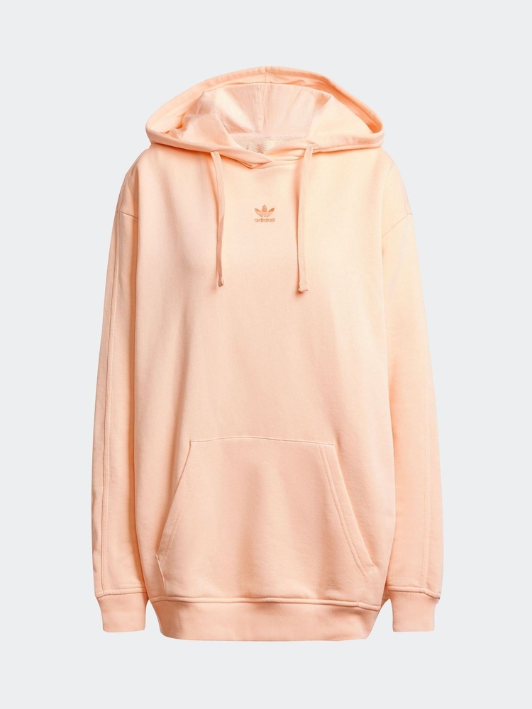 Rosa - adidas Originals Essentials Loose French Terry 100% Cotton Hoodie - Imagen 6 de 6