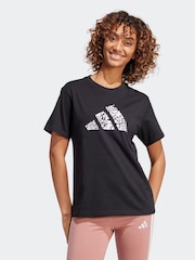 adidas Black 100% Cotton T-Shirt - Image 1 of 6