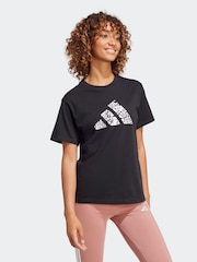 adidas Black 100% Cotton T-Shirt - Image 3 of 6