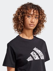 adidas Black 100% Cotton T-Shirt - Image 4 of 6