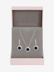 Jon Richard Rhodium And Sapphire Box Set - 2суретінің 1 суреті