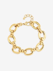 Jon Richard Plated Open Link Bracelet - תמונה 3 מתוך 3