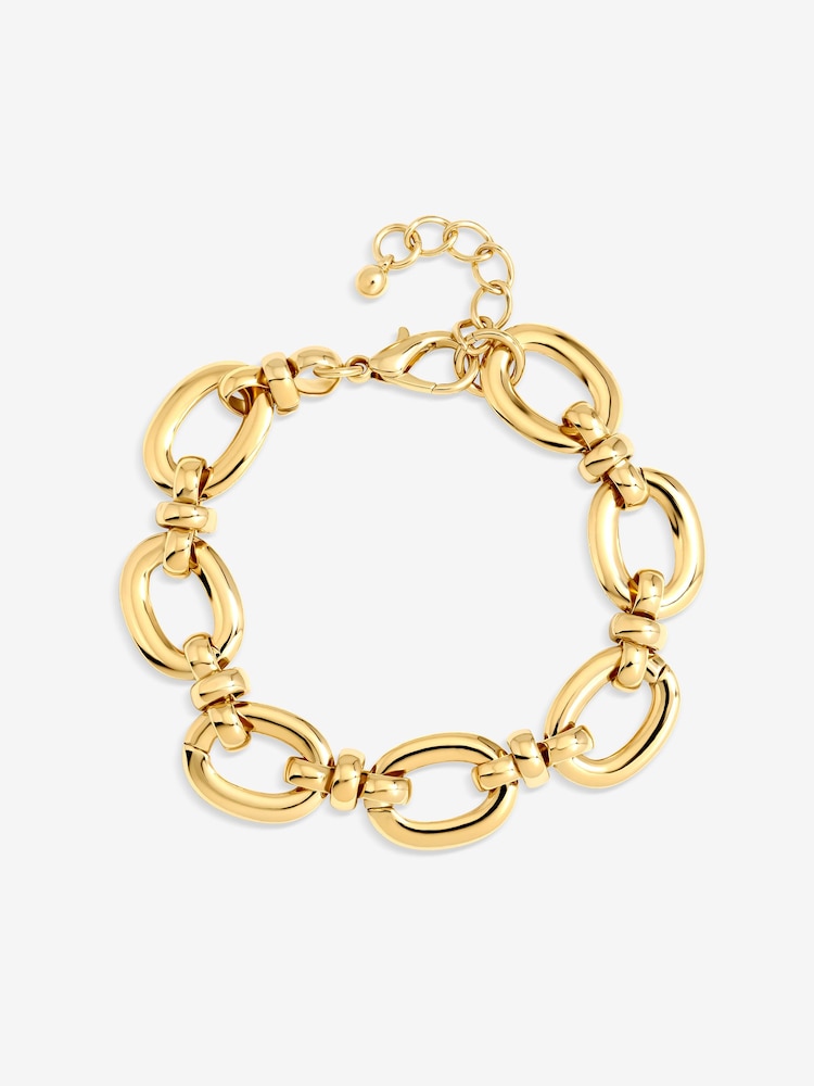 Jon Richard Plated Open Link Bracelet - תמונה 3 מתוך 3 Jon Richard Plated Open Link Bracelet - תמונה 3 מתוך 3