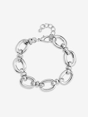 Jon Richard Silver Plated Open link Bracelet - Image 3 of 3