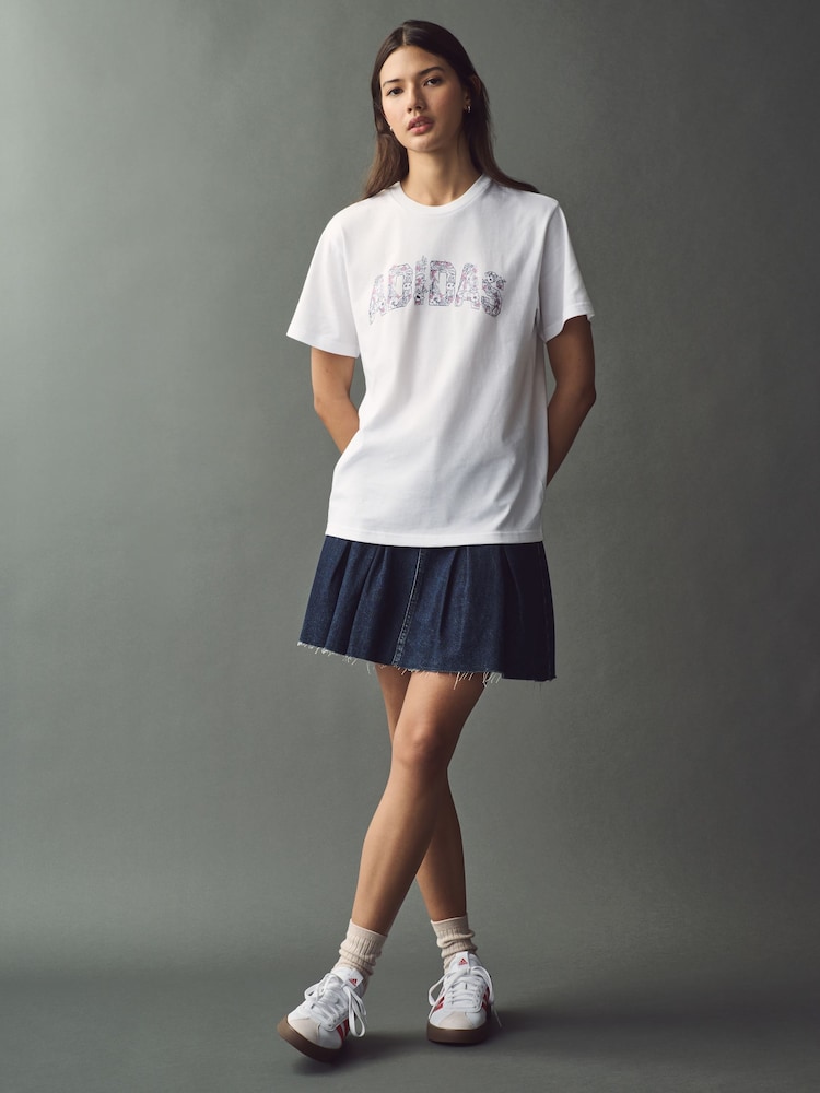 adidas White T-Shirt - Image 2 of 5