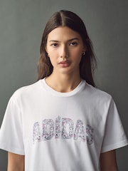 adidas White T-Shirt - Image 4 of 5