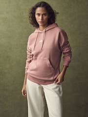 Розовый - adidas Small Logo Hoodie - Изображение 1 из 6