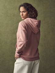 Розовый - adidas Small Logo Hoodie - Изображение 4 из 6