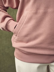 Розовый - adidas Small Logo Hoodie - Изображение 6 из 6