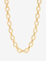 Jon Richard Gold Plated Open Link Necklace - Image 3 of 3