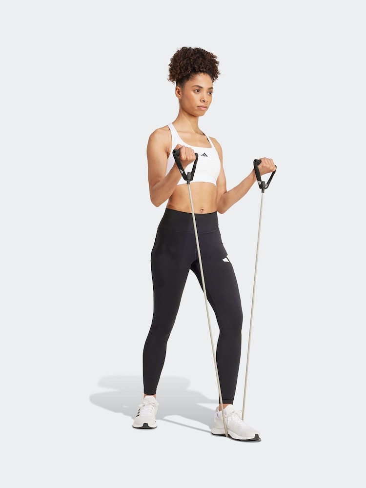 adidas White Pwrct Bra - Image 4 of 8
