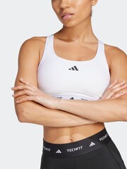白色 - adidas Techfit Bra - 圖片 6/6