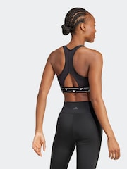 adidas Black Powerreact Bra - Image 3 of 8