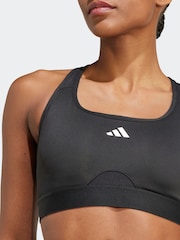 adidas Black Powerreact Bra - Image 5 of 8