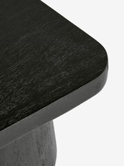 Black Solid Mango Wood Set of 2 Coffee Table - Image 7 of 7
