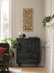 Black Lloyd Mango Wood Cabinet - Image 3 of 7
