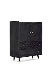 Black Lloyd Mango Wood Cabinet - Image 6 of 7