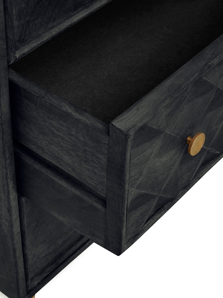 Black Lloyd Mango Wood Cabinet - Image 7 of 7