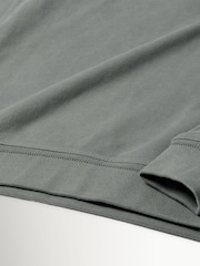 Belstaff Grey Classic Fleece Quarter Zip Sweatshirt - Image 2 of 3