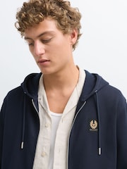 Belstaff Blue Full Zip Hoodie - Image 5 of 8