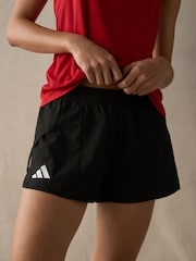 adidas Black Adizero E Split Shorts - Image 3 of 9