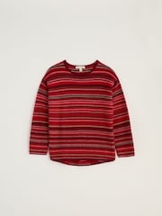 Seasalt Cornwall Red Fruity Striped Jumper - Image 4 of 5