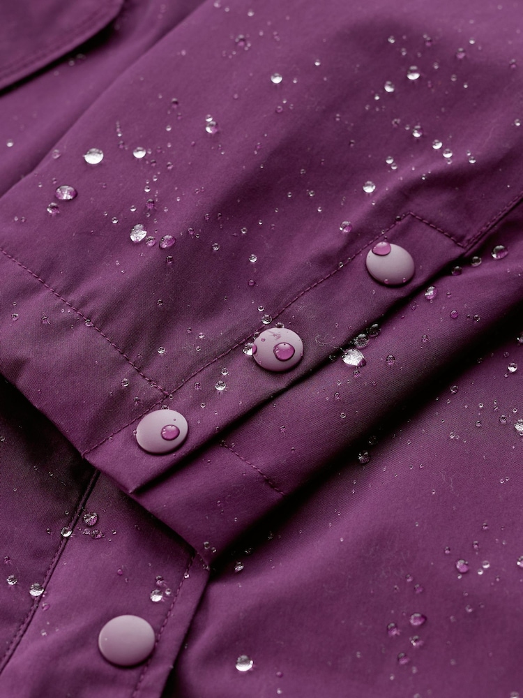 Seasalt Cornwall Purple Plant Hunter Waterproof Parka Coat - Image 5 of 5 Seasalt Cornwall Purple Plant Hunter Waterproof Parka Coat - Image 5 of 5