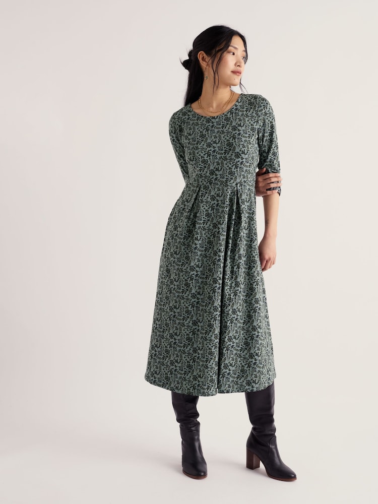 Seasalt Cornwall Blue Veronica Midi Dress - Image 1 of 5 Seasalt Cornwall Blue Veronica Midi Dress - Image 1 of 5